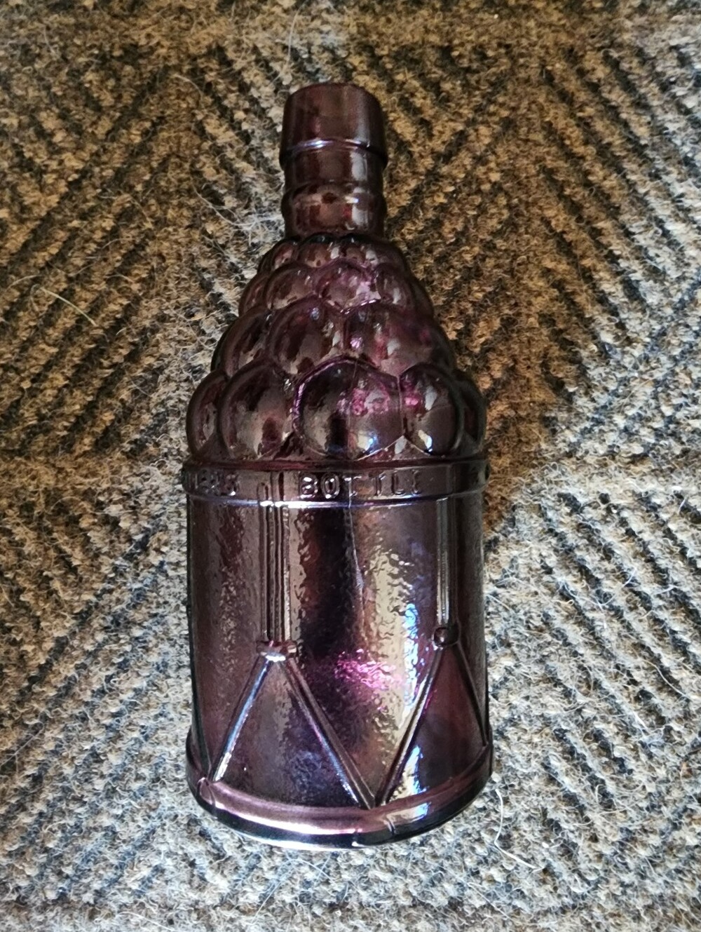 Vintage Wheaton, NJ Amethyst Glass Bitters Bottle